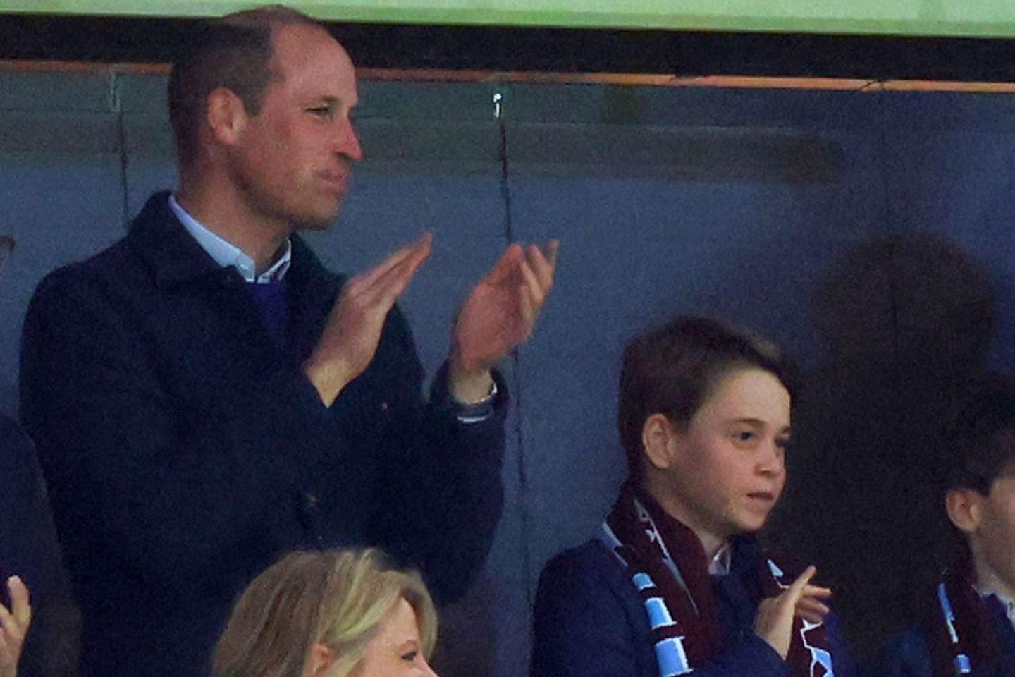 Prince George has everyone saying the same thing after surprise football trip with dad Prince William
