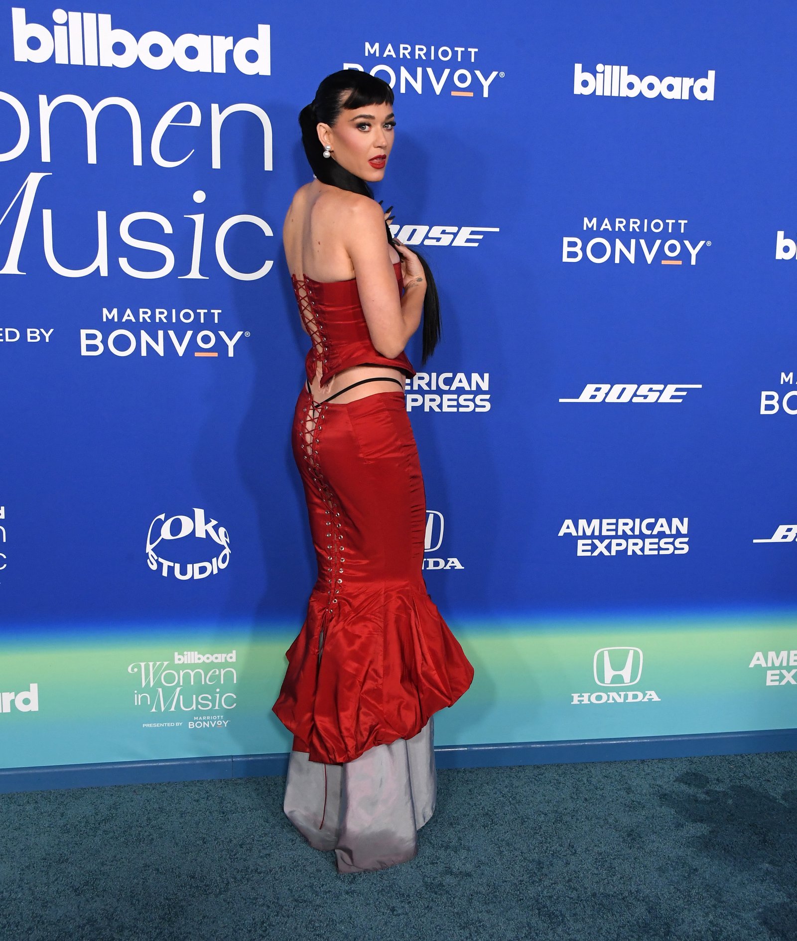 Katy Perry at the Billboard Women in Music event in Inglewood, California on March 6, 2024 | Source: Getty Images